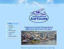 Tablet Screenshot of hamptonroadsairtours.com